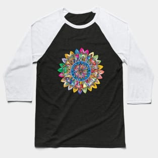 Multicolor mandala design for mandala lovers Baseball T-Shirt